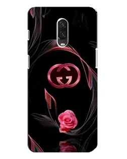 Чохол для OnePlus 6T з картинкою «Gucci — неонова троянда»