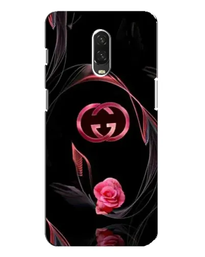 Чохол для OnePlus 6T з картинкою «Gucci — неонова троянда»
