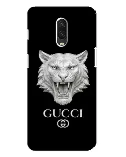 Чохол для OnePlus 6T з картинкою «Gucci — срібний лев»