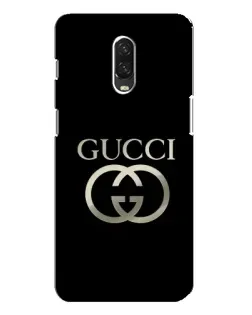 Чохол для OnePlus 6T з картинкою «Gucci — золото на чорному»