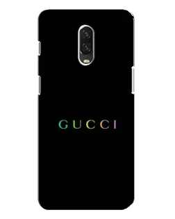 Чохол для OnePlus 6T з картинкою «Gucci — неоновий мінімалізм»