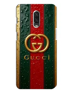 Чохол для OnePlus 6T з картинкою «Gucci — фірмова смуга та золото»