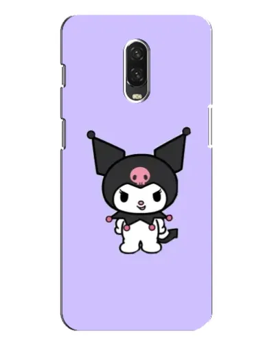 Чехол для OnePlus 6T с картинкой «Kuromi — нежный фиолетовый»