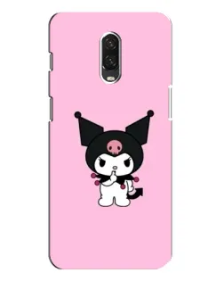 Чехол для OnePlus 6T с картинкой «Kuromi — розовая нежность»