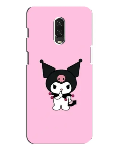 Чехол для OnePlus 6T с картинкой «Kuromi — розовая нежность»