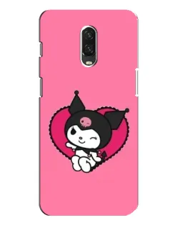 Чехол для OnePlus 6T с картинкой «Kuromi — любовь в сердце»
