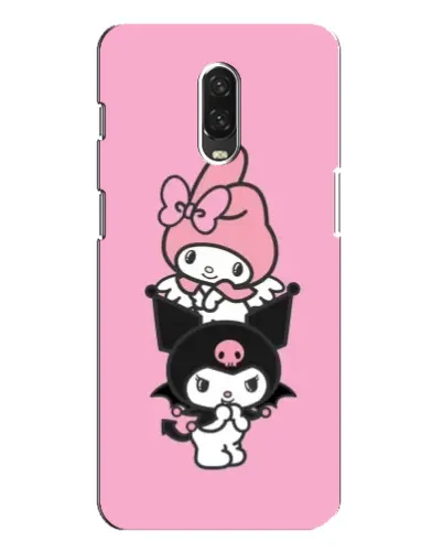 Чехол для OnePlus 6T с картинкой «My Melody и Kuromi»