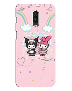 Чехол для OnePlus 6T с картинкой «My Melody и Kuromi»