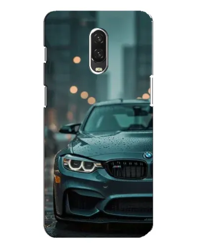 Чохол для OnePlus 6T з картинкою «BMW у вогнях міста»