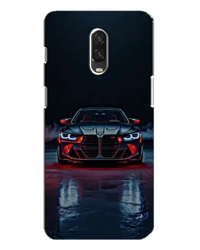 Чохол для OnePlus 6T з картинкою «BMW на мокрій дорозі»