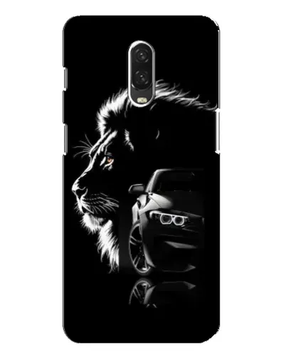 Чохол для OnePlus 6T з картинкою «BMW та лев»