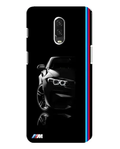 Чохол для OnePlus 6T з картинкою «Силует BMW в темряві»