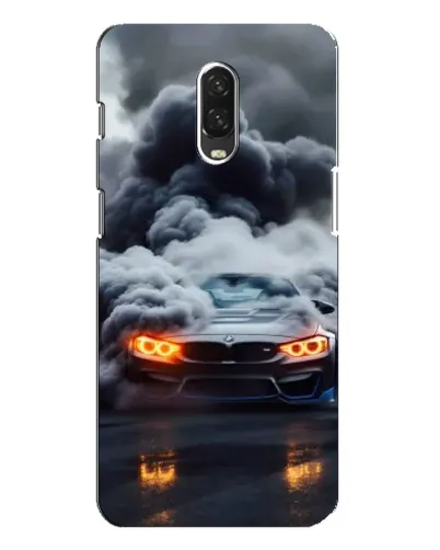 Чохол для OnePlus 6T з картинкою «BMW у диму»