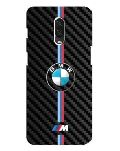Чохол для OnePlus 6T з картинкою «Емблема BMW та карбон»