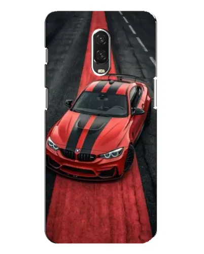 Чохол для OnePlus 6T з картинкою «BMW на червоній доріжці»