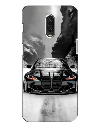 Чехол для OnePlus 6T с картинкой «BMW — акварельный дрифт» Чехол для OnePlus 6T с картинкой «BMW — акварельный дрифт»