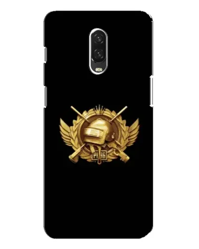 Чохол для OnePlus 6T з картинкою «PUBG — помаранчевий градієнт»