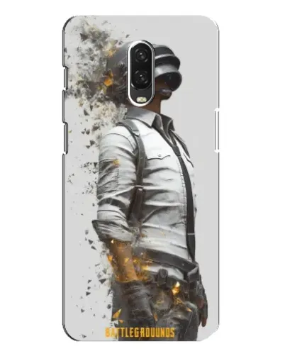 Чохол для OnePlus 6T з картинкою «PUBG — боєць у пилу»