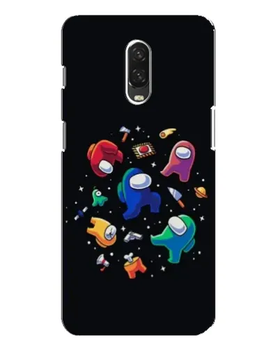 Чехол для OnePlus 6T с картинкой «Among Us космос»
