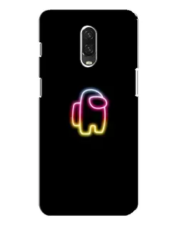 Чехол для OnePlus 6T с картинкой «Among Us градиент» Чехол для OnePlus 6T с картинкой «Among Us градиент»