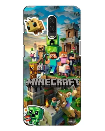 Чохол для OnePlus 6T з картинкою «Замок Minecraft»