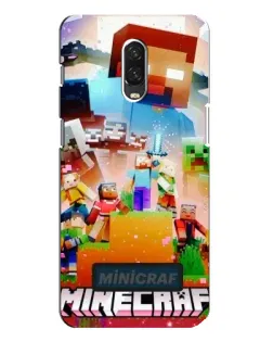 Чохол для OnePlus 6T з картинкою «Minecraft герої гри» Чохол для OnePlus 6T з картинкою «Minecraft герої гри»