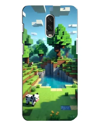 Чохол для OnePlus 6T з картинкою «Minecraft літній день»