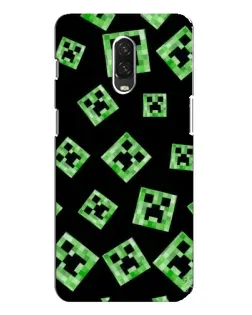 Чохол для OnePlus 6T з картинкою «Паттерн з кріперами» Чохол для OnePlus 6T з картинкою «Паттерн з кріперами»