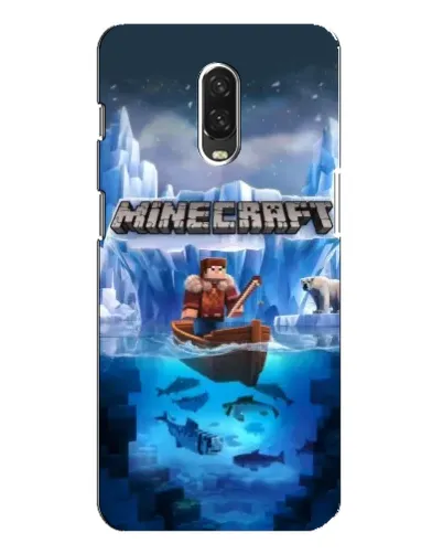 Чохол для OnePlus 6T з картинкою «Minecraft льодянийсвіт»