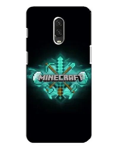 Чохол для OnePlus 6T з картинкою «Minecraft Diamond лого»