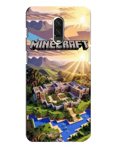 Чохол для OnePlus 6T з картинкою «Minecraft панорама»