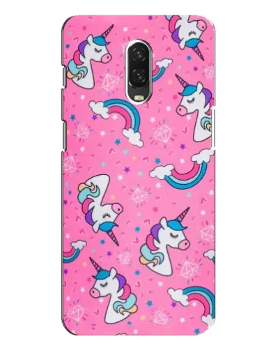 Чохол для OnePlus 6T з картинкою «Unicorn паттерн рожевий» Чохол для OnePlus 6T з картинкою «Unicorn паттерн рожевий»