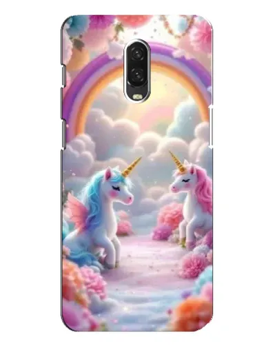 Чохол для OnePlus 6T з картинкою «Веселка і єдинороги» Чохол для OnePlus 6T з картинкою «Веселка і єдинороги»