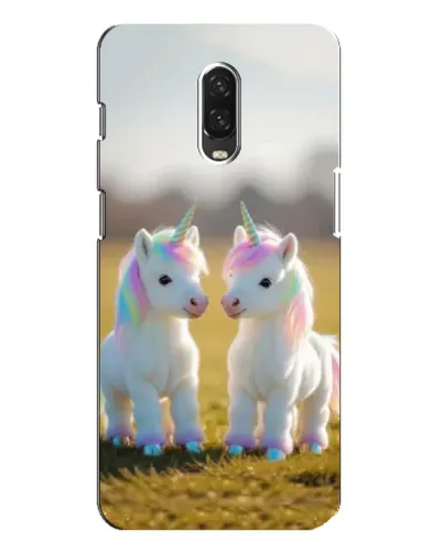 Чохол для OnePlus 6T з картинкою «Пара єдинорогів» Чохол для OnePlus 6T з картинкою «Пара єдинорогів»