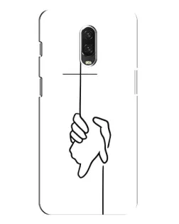 Чохол для OnePlus 6T з картинкою «Рука тримає» Чохол для OnePlus 6T з картинкою «Рука тримає»