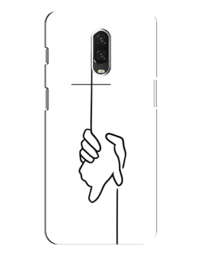Чохол для OnePlus 6T з картинкою «Рука тримає»