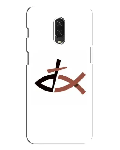 Чохол для OnePlus 6T з картинкою «Риба та хрест»
