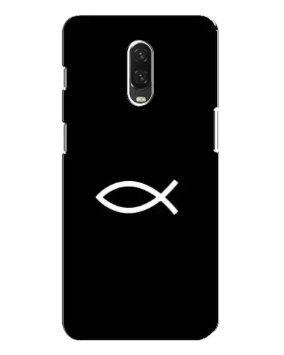 Чехол для OnePlus 6T с картинкой «Символ рыбы Jesus» Чехол для OnePlus 6T с картинкой «Символ рыбы Jesus»