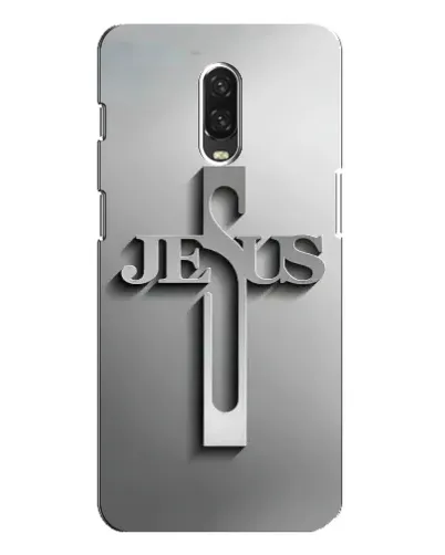Чехол для OnePlus 6T с картинкой «Металлический крест Jesus» Чехол для OnePlus 6T с картинкой «Металлический крест Jesus»