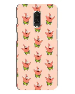 Чохол для OnePlus 6T з картинкою «Патрік Стар паттерн»