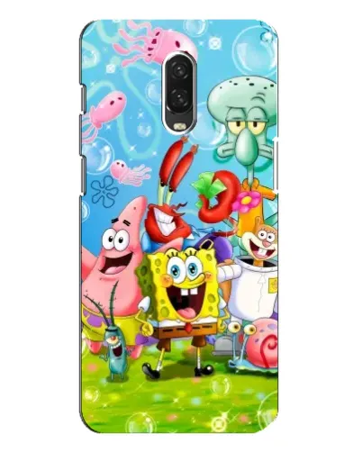 Чехол для OnePlus 6T с картинкой «Губка Боб и друзья» Чехол для OnePlus 6T с картинкой «Губка Боб и друзья»