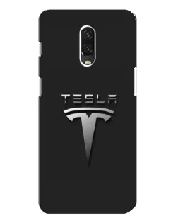 Чохол для OnePlus 6T з картинкою «Сталевий логотип Tesla» Чохол для OnePlus 6T з картинкою «Сталевий логотип Tesla»