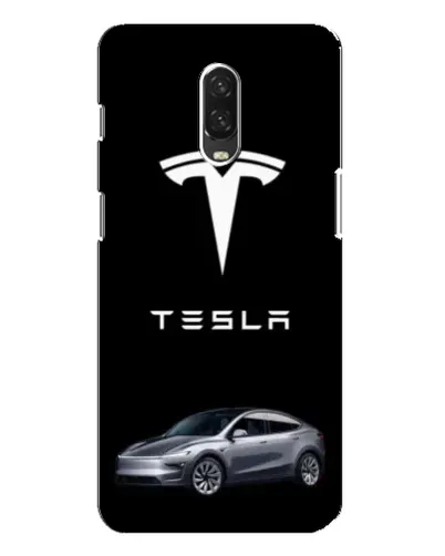 Чохол для OnePlus 6T з картинкою «Tesla Model Y»