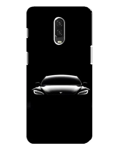 Чохол для OnePlus 6T з картинкою «Фари Tesla Night»