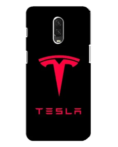 Чохол для OnePlus 6T з картинкою «Tesla Red Logo»