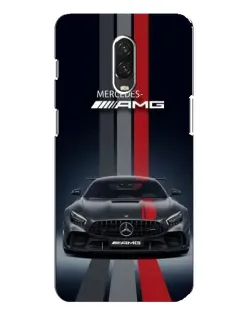 Чехол для OnePlus 6T с картинкой «Mercedes — белый карбон»