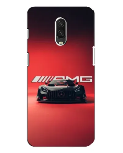 Чехол для OnePlus 6T с картинкой «Mercedes AMG — красная линия»