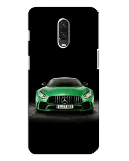 Чехол для OnePlus 6T с картинкой «Mercedes — неоновый лого»