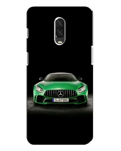 Чехол для OnePlus 6T с картинкой «Mercedes — неоновый лого»