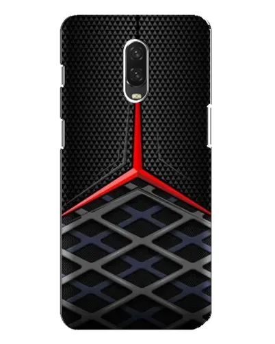 Чехол для OnePlus 6T с картинкой «Mercedes Carbon Grid»